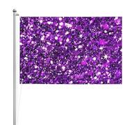 Impression scintillante et scintillante,Drapeau de jardin, bannière décorative, drapeau double face, 2 x 3 pieds, pour extérieur et intérieur