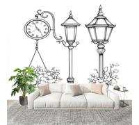 Impression Simple D'Un Lampadaire Papier Peint Photo Intissé Poster Murale Papier Peint 300x210 cm Blanc Fresque Murale Anti-poussière, Idéal pour Rénovation ou Décoration Personnalisée