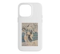 Impression sur Bois Japonais Edo Période Coque pour iPhone 14 Pro Max