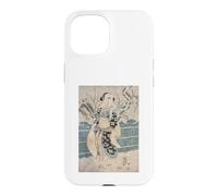 Impression sur Bois Japonais Edo Période Coque pour iPhone 15