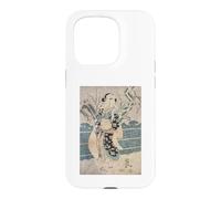 Impression sur Bois Japonais Edo Période Coque pour iPhone 15 Pro