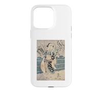 Impression sur Bois Japonais Edo Période Coque pour iPhone 15 Pro Max