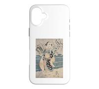 Impression sur Bois Japonais Edo Période Coque pour iPhone 16 Plus