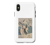 Impression sur Bois Japonais Edo Période Coque pour iPhone X/XS