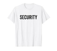 Impression sur Le Devant d'un Agent de sécurité Professionnel T-Shirt