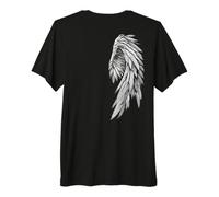 Impression sur Le Dos d'un Ange ailé Gothique Fantastique T-Shirt Haut de Gamme