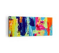 Impression sur Toile 100x40cm Tableaux Image Abstraction conception graphiques