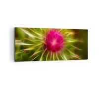 Impression sur Toile 100x40cm Tableaux Image Graphisme fleur plante lumière