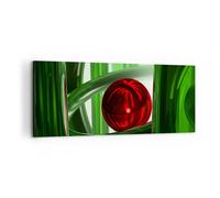 Impression sur Toile 100x40cm Tableaux Image Infographie 3d moderne composition
