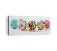 Impression sur Toile 100x40cm Tableaux Image Oeufs décoration bonbons chocolat