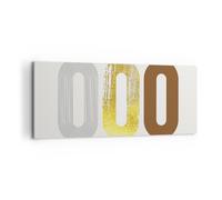 Impression sur Toile 100x40cm Tableaux Image Ovale Tapis Roulant Abstraction
