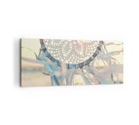 Impression sur Toile 100x40cm Tableaux Image Photo Boho Ornement Pendentif