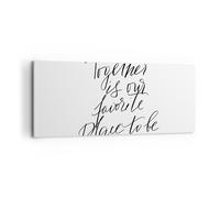 Impression sur Toile 100x40cm Tableaux Image Photo Ensemble Notre Lieu