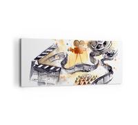 Impression sur Toile 100x40cm Tableaux Image Photo Film projecteur illustration