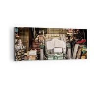 Impression sur Toile 100x40cm Tableaux Image Photo Historique Voiture Garage