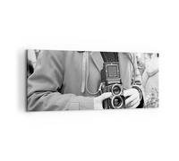 Impression sur Toile 100x40cm Tableaux Image Photo La Caméra Rétro Vintage