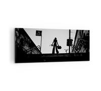 Impression sur Toile 100x40cm Tableaux Image Photo Ombre Photographie Escaliers