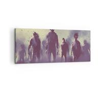 Impression sur Toile 100x40cm Tableaux Image Photo Personnages Halloween Mystère