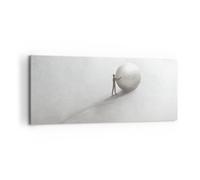 Impression sur Toile 100x40cm Tableaux Image Photo Sisyphe Travail Symbole