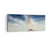 Impression sur Toile 100x40cm Tableaux Image Photo Voile yacht voyage Decoration