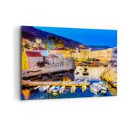 Impression sur Toile 100x70cm Tableaux Croatie Dubrovnik vieille ville