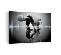 ARTTOR Impression sur Toile Moderne 100x70 cm Musique - 2549