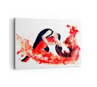 Impression sur Toile 100x70cm Tableaux Image Danse clubbing activités fille