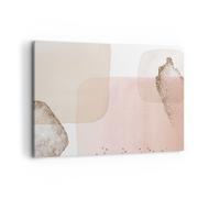 Impression sur Toile 100x70cm Tableaux Image Photo Abstrait Moderne Pastel