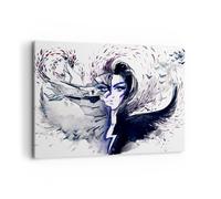 Impression sur Toile 100x70cm Tableaux Image Photo adulte émotionnel imaginaire