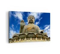 Impression sur Toile 100x70cm Tableaux Image Photo Asie bouddha culture