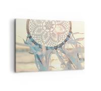 Impression sur Toile 100x70cm Tableaux Image Photo Boho Ornement Pendentif