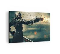 Impression sur Toile 100x70cm Tableaux Image Photo Futur Armement artistique
