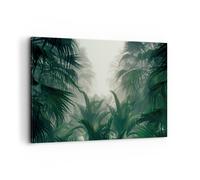 ARTTOR Impression sur Toile Moderne 100x70 cm Botanique Forêt - 4504