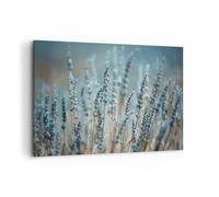 Impression sur Toile 100x70cm Tableaux Image Photo Lavande Lame Fleur Decoration