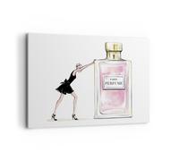 Impression sur Toile 100x70cm Tableaux Image Photo Mode Femme Parfum Decoration