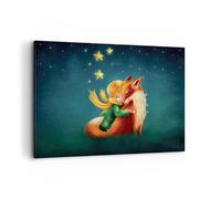 Impression sur Toile 100x70cm Tableaux Image Photo Petit Prince novembre