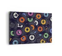 Impression sur Toile 100x70cm Tableaux Image Photo Plaques Vinyle Graphiques