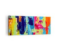 Impression sur Toile 120x50cm Tableaux Image Abstraction conception graphiques