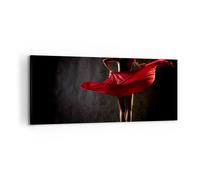 Impression sur Toile 120x50cm Tableaux Image Photo Beauté corps danseuse fille