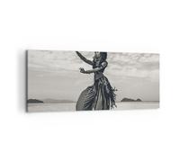 Impression sur Toile 120x50cm Tableaux Image Photo Danseur Folk Oriental