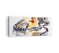 Impression sur Toile 120x50cm Tableaux Image Photo Film projecteur illustration