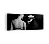 Impression sur Toile 120x50cm Tableaux Image Photo Lady Rose Mystère Decoration