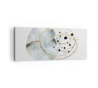 Impression sur Toile 120x50cm Tableaux Image Photo Moderne Abstraction Taches