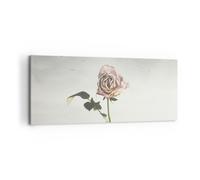 Impression sur Toile 120x50cm Tableaux Image Photo Rose Oiseaux Ciel Decoration