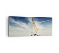Impression sur Toile 120x50cm Tableaux Image Photo Voile yacht voyage Decoration
