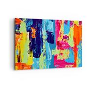 Impression sur Toile 120x80cm Tableaux Image Abstraction conception graphiques