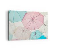 Impression sur Toile 120x80cm Tableaux Image Parapluies Ampoule improvisation