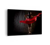 Impression sur Toile 120x80cm Tableaux Image Photo Beauté corps danseuse fille