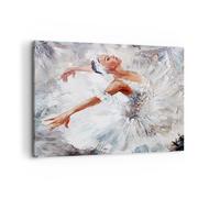 Impression sur Toile 120x80cm Tableaux Image Photo Femme danse ballet corps