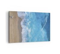 Impression sur Toile 120x80cm Tableaux Image Photo Plage Bord Mer Art Decoration